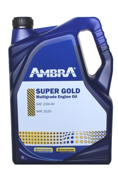 5 LT OLIO MOTORE AMBRA SUPER GOLD 15W40 PER TRATTORI E MACCHINE AGRICOLE